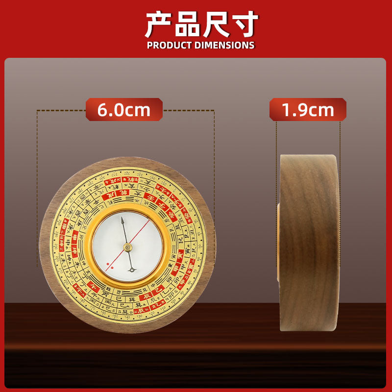 专用翻盖罗盘综合盘纯铜罗经仪高精度八卦罗庚盘强磁批发厂家直供